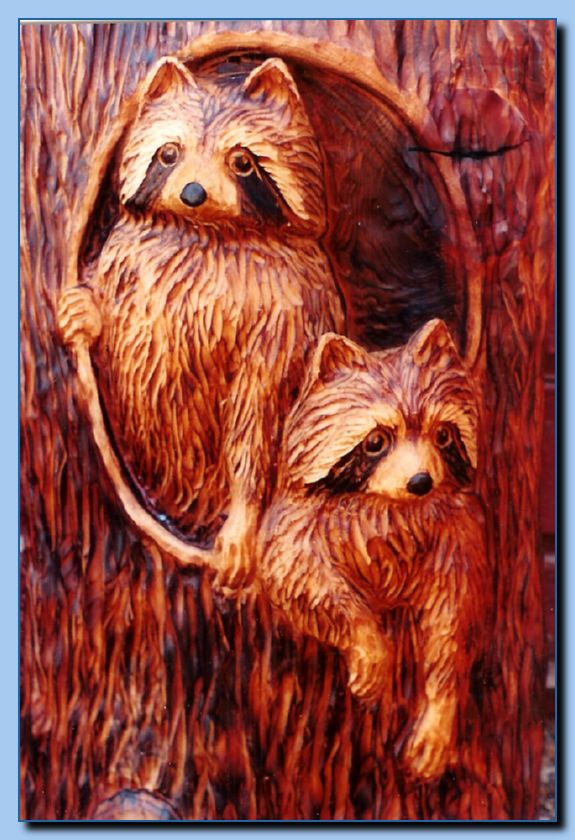 2-14 wall piece raccoon-archive